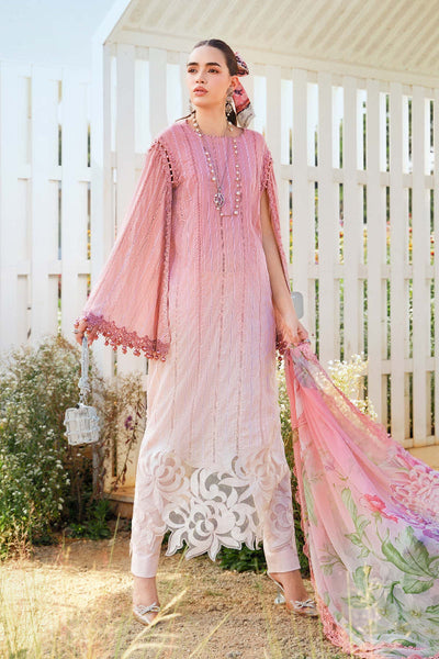 3 Piece Stitched Lawn Suit - Ready To Wear