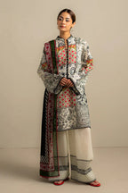 3 Piece Stitched Designer Suit - Ready To Wear