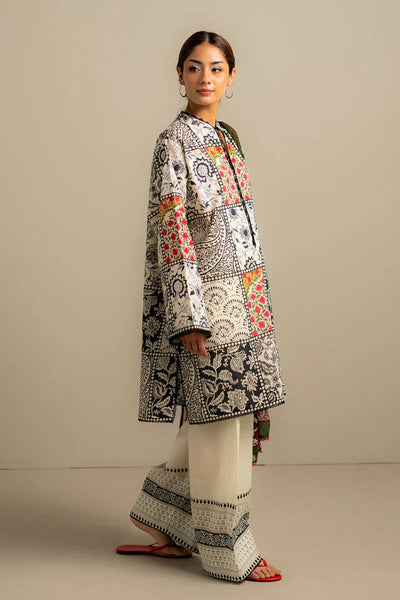 3 Piece Stitched Designer Suit - Ready To Wear