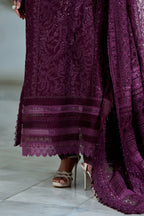 03-Piece Lawn Suit With Embroidery - Ready To Wear