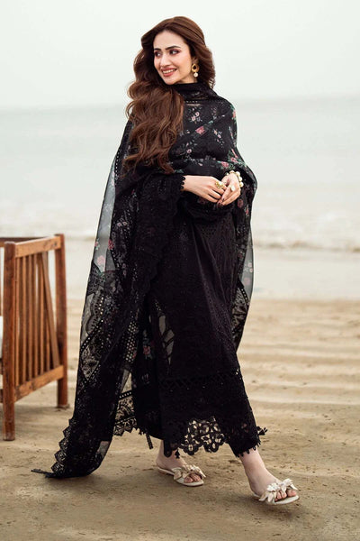 3 Piece Stitched Embroidered Chikankari Suit - Ready To Wear
