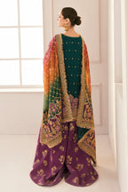 03-Piece Chiffon Suit With Heavy Embroidery - Ready To Wear