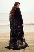3 Piece Stitched Embroidered Chikankari Suit - Ready To Wear