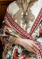 3 Piece Stitched Women's Embroidery Lawn Suit - Ready To Wear
