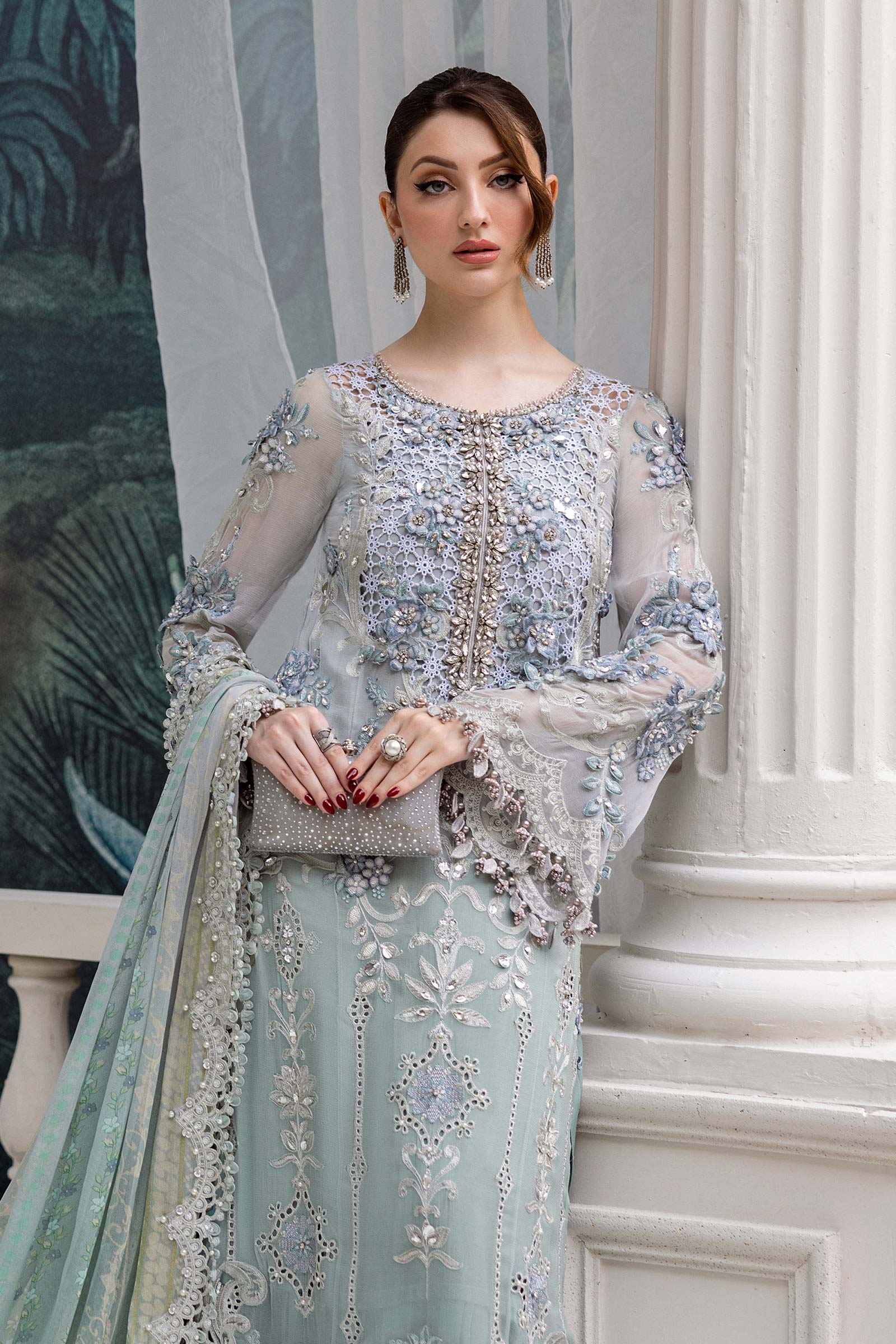 3 Piece Stitched Luxury Bridal Wear Suit - Ready To Wear