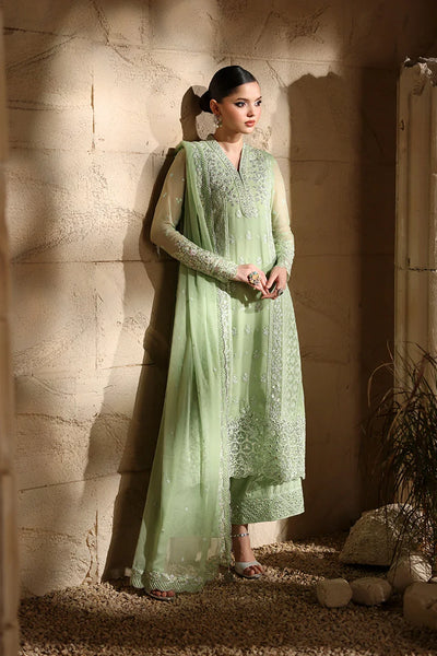 03-Piece Chiffon Suit With Embroidery - Ready To Wear
