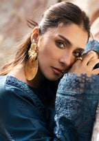03-Piece Lawn Suit With Embroidery - Ready To Wear