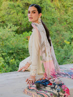 03-Piece Lawn Suit With Embroidery - Ready To Wear