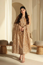 03-Piece Pure Chiffon Suit With Embroidery - Ready to Wear