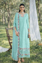 03-Piece Lawn Suit With Embroidery - Ready To Wear