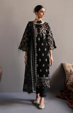 3 Piece Stitched Velvet Suit - Ready To Wear