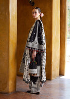 3 Piece Stitched Embroidered Lawn Suit - Ready To Wear