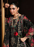 3 Piece Stitched Chiffon Suit - Ready To Wear
