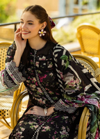 3 Piece Stitched Chikankari Suit - Ready To Wear