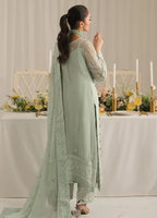 03-Piece Chiffon Suit With Embroidery - Ready To Wear