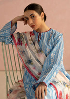3 Piece Stitched Designer Suit - Ready To Wear