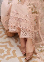 03-Piece Lawn Suit With Heavy Embroidery - Ready To Wear